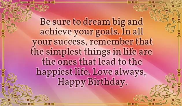 Birthday Wishes For A 21 Year Old Female