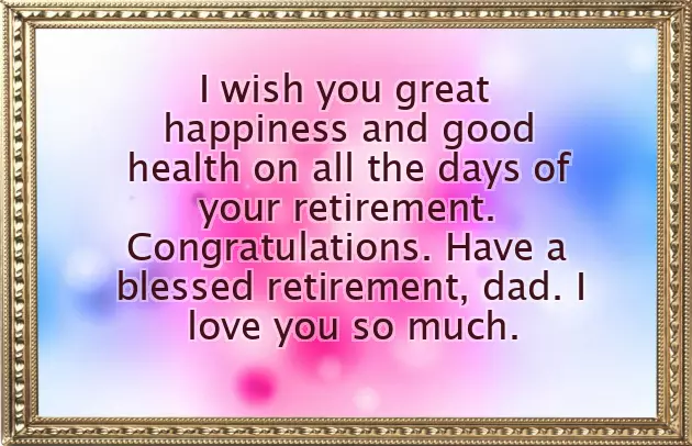 Retirement Message For Friend