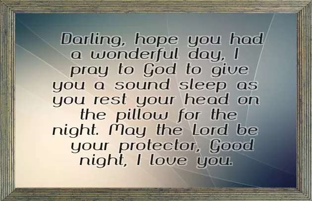 Good Night To My Sister