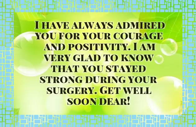 Good Luck With Your Operation Good Luck With Your Operation