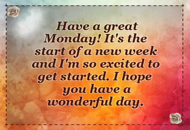 Wish Monday Morning Wish Monday Morning