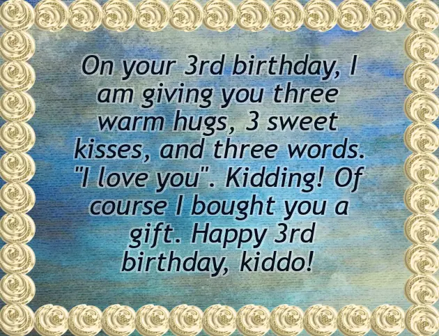 Happy Birthday Wishes For 3 Year Old Baby Boy Happy Birthday Wishes For 3 Year Old Baby Boy