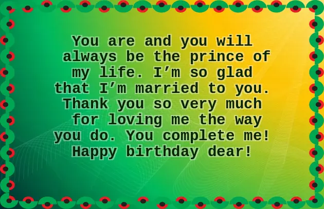 Happy Birthday Best Husband In The World