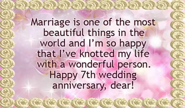 7 Years Anniversary Wishes 7 Years Anniversary Wishes