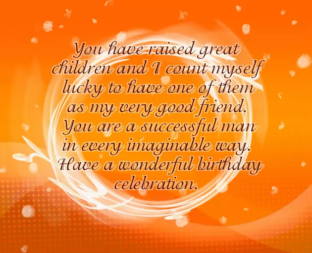 Birthday Wishes To Friends Father