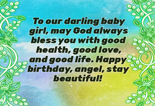 Birthday Wishes For A Little Daughter