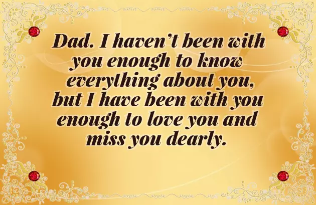 Message For Father Died