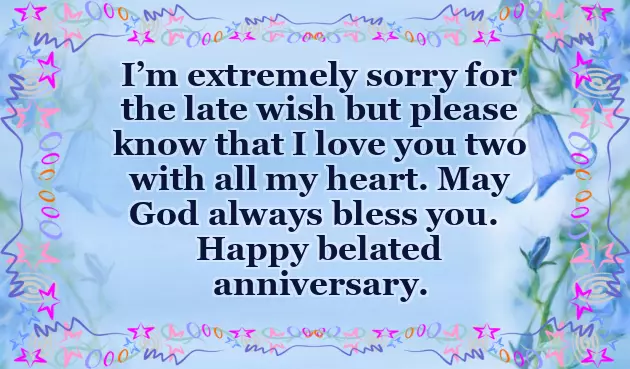 Belated 25Th Wedding Anniversary Wishes