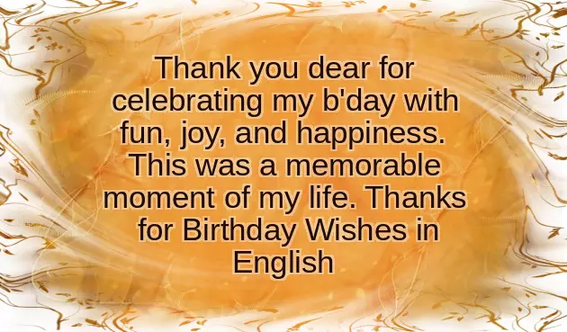 Thanks For Wishes My Birthday Thanks For Wishes My Birthday