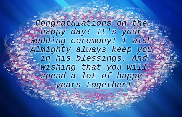 Best Wishes To A Newly Married Couple