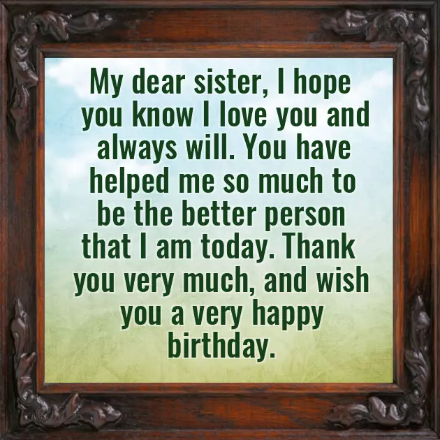 Message For Elder Sister Message For Elder Sister