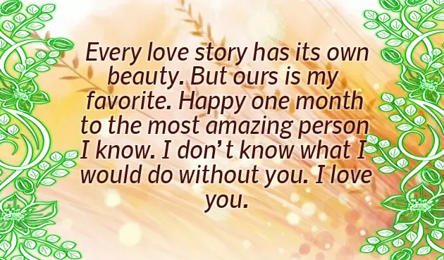 1St Month Anniversary 1St Month Anniversary