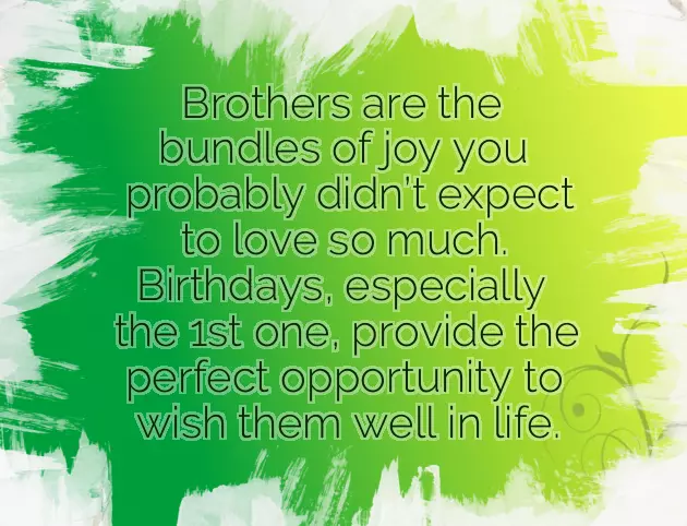 Birthday Wishes Small Brother