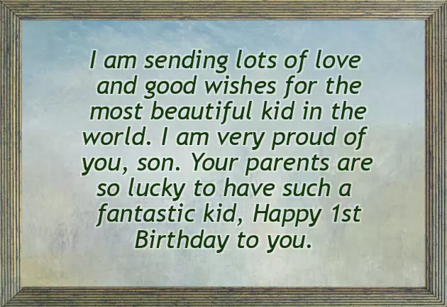 Happy First Birthday Wishes Happy First Birthday Wishes