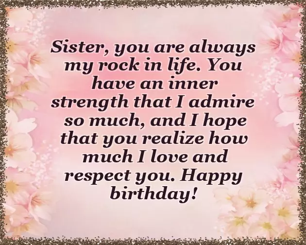 To Wish Happy Birthday To Sister