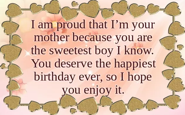 Birthday Wish For Child Boy