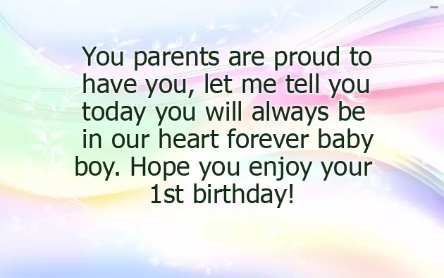 Birthday Wishes For A One Year Boy Birthday Wishes For A One Year Boy