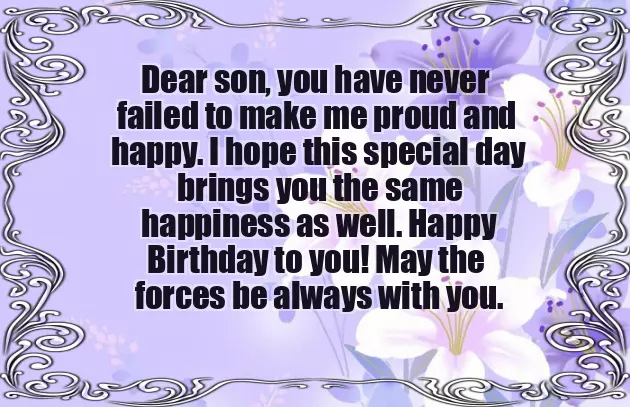 To Son Birthday Wishes To Son Birthday Wishes