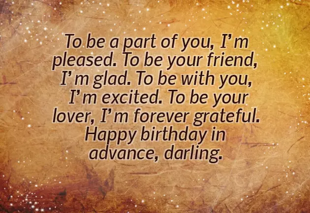 Wishing Her Happy Birthday In Advance Wishing Her Happy Birthday In Advance