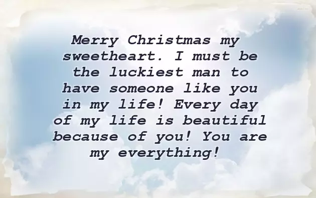 Christmas Message For My Boyfriend