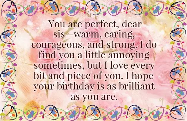 Sister Birthday Love Quotes