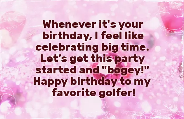 Birthday Wishes For A Golfer Birthday Wishes For A Golfer