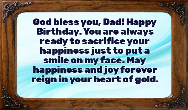 Happy Birthday To You Daddy