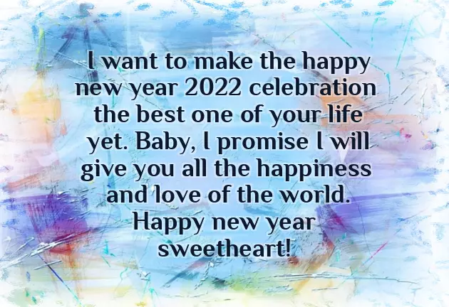 New Year Wishes For My Boyfriend