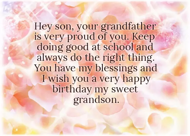 Happy Birthday To Grandson Wishes Happy Birthday To Grandson Wishes