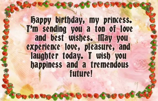 Happy Birthday To My Princess Quotes Happy Birthday To My Princess Quotes