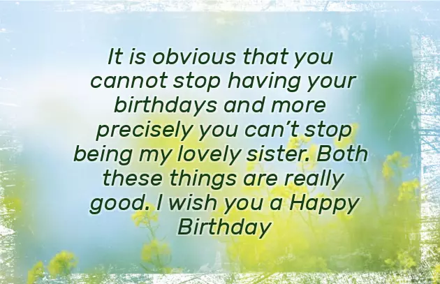 Funny Birthday Poems For Sister