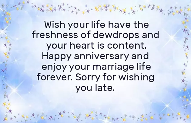 Belated Wedding Anniversary Wishes With Name Belated Wedding Anniversary Wishes With Name