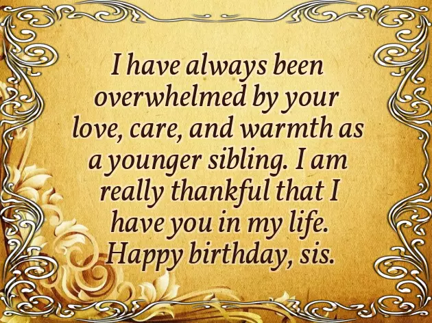 Sister Birthday Love Quotes