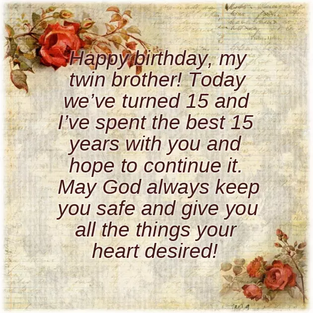 Birthday Wishes From Sister To Younger Brother