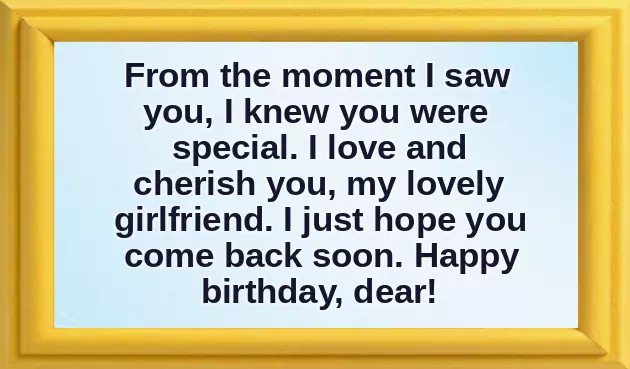 Nice Birthday Wishes For My Girlfriend