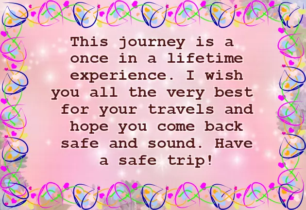 I Wish You A Nice Vacation