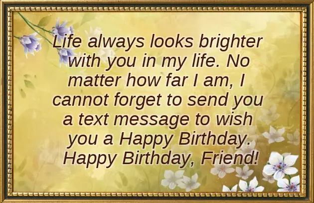 Birthday Text Friend Birthday Text Friend
