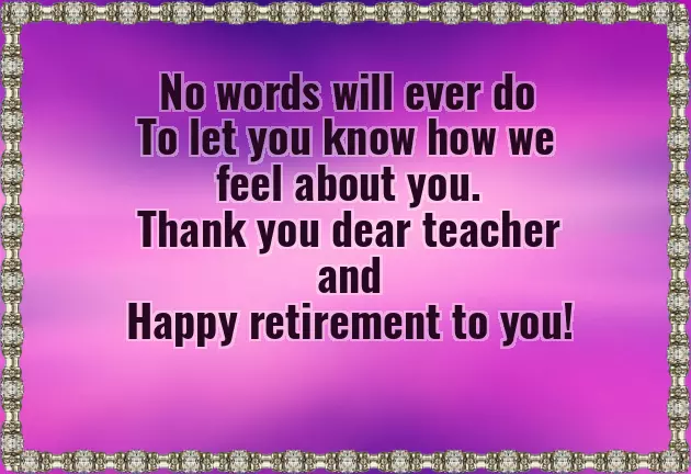 A Poem For Your Teacher