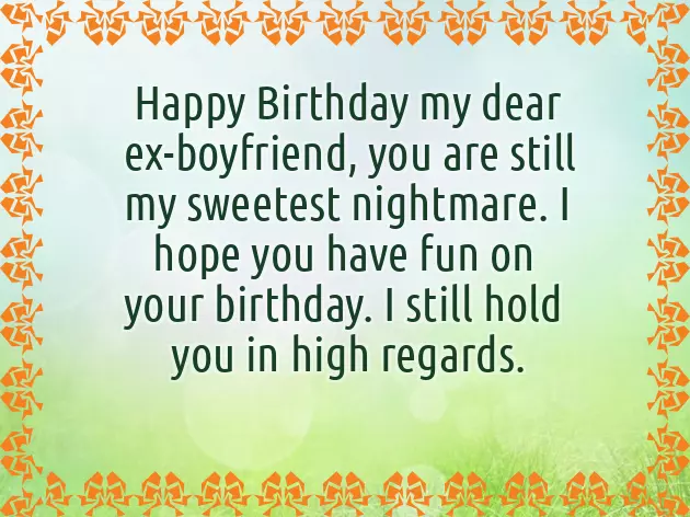 Ex Boyfriend Happy Birthday Wish Ex Boyfriend Happy Birthday Wish