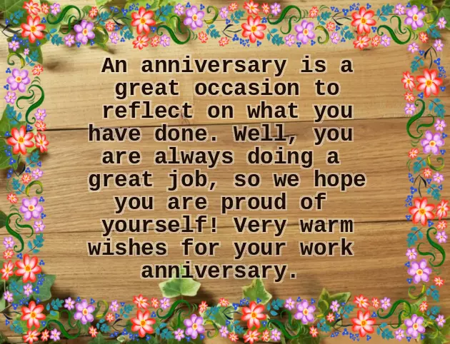 Congratulations Work Anniversary Wishes Congratulations Work Anniversary Wishes