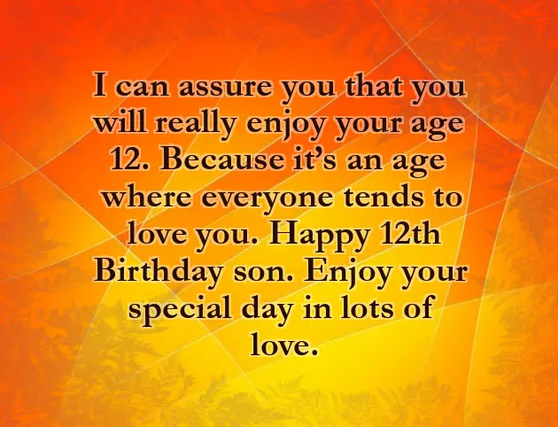Happy 12Th Birthday Son Happy 12Th Birthday Son
