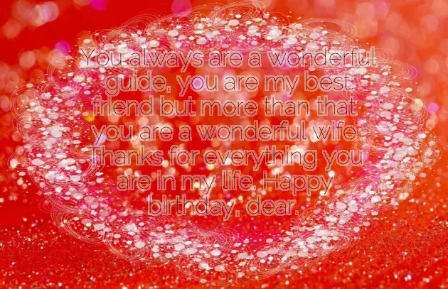 My Wife Birthday Wishes