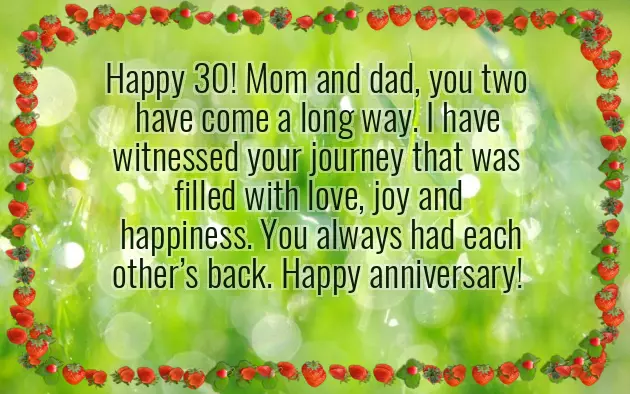 Parents Wedding Anniversary