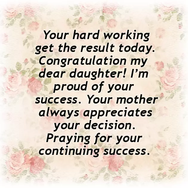 Graduation Wishes Daughter