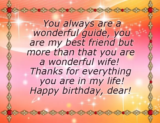 Birthday Thought For Wife Birthday Thought For Wife