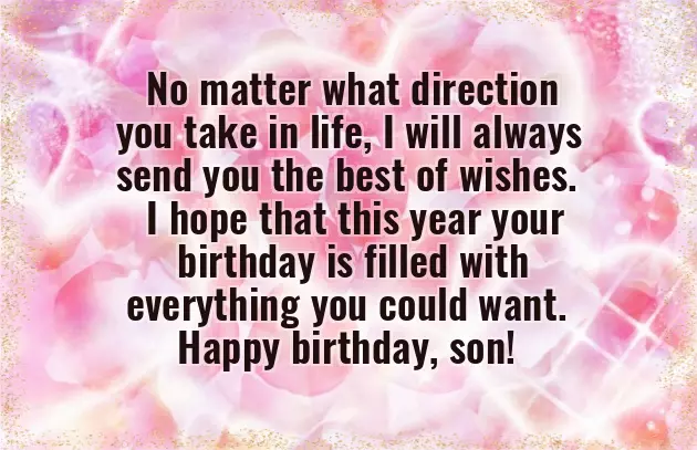 Happy Birthday Wishes To My Little Boy