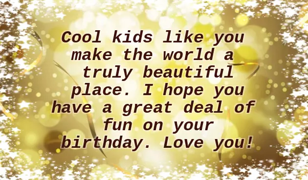 Happy Birthday To My Sweet Boy