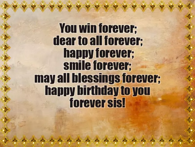 Birthday Wishes To My Sweet Sister Birthday Wishes To My Sweet Sister