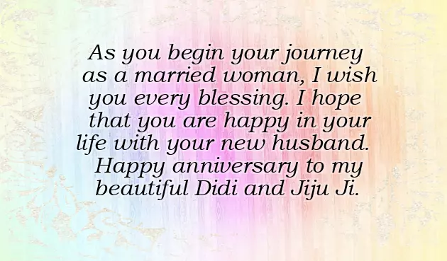 Wedding Anniversary Wishes To Didi And Jiju Wedding Anniversary Wishes To Didi And Jiju