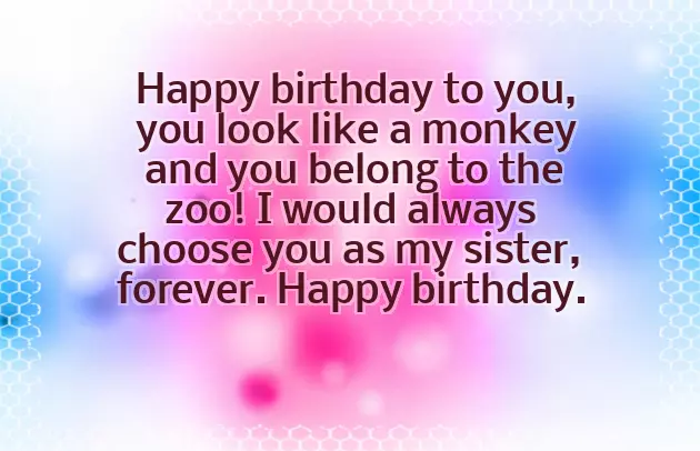 Happy Birthday To A Wonderful Sister